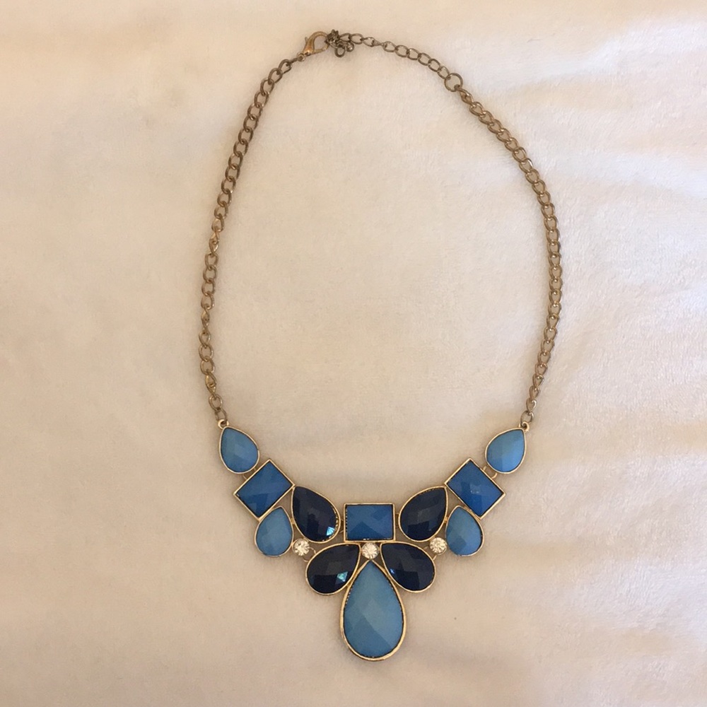 Blue Statement Necklace